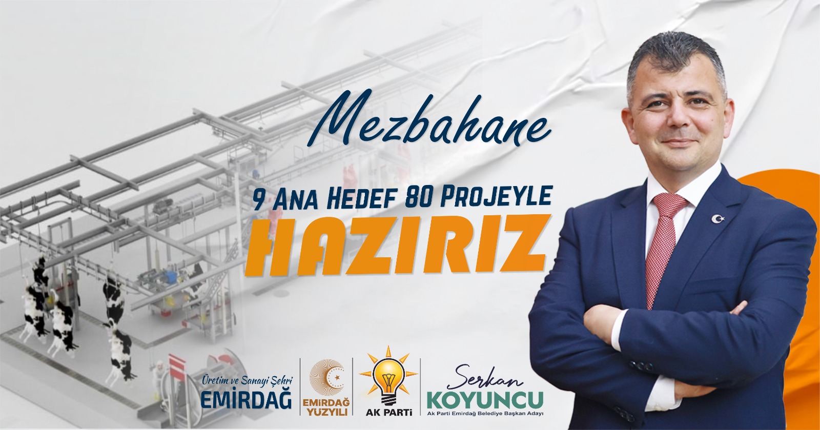 Emirdağ Belediye Başkan adayı aynı zamanda Emirdağ Belediye Başkanı Serkan