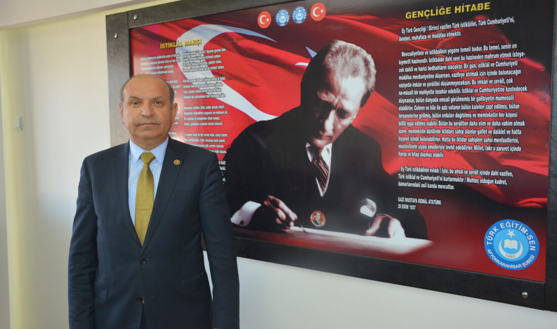 Türk Eğitim Sen Afyonkarahisar Şube Başkanı Muhtar Demirci, “Anayasa Mahkemesi,