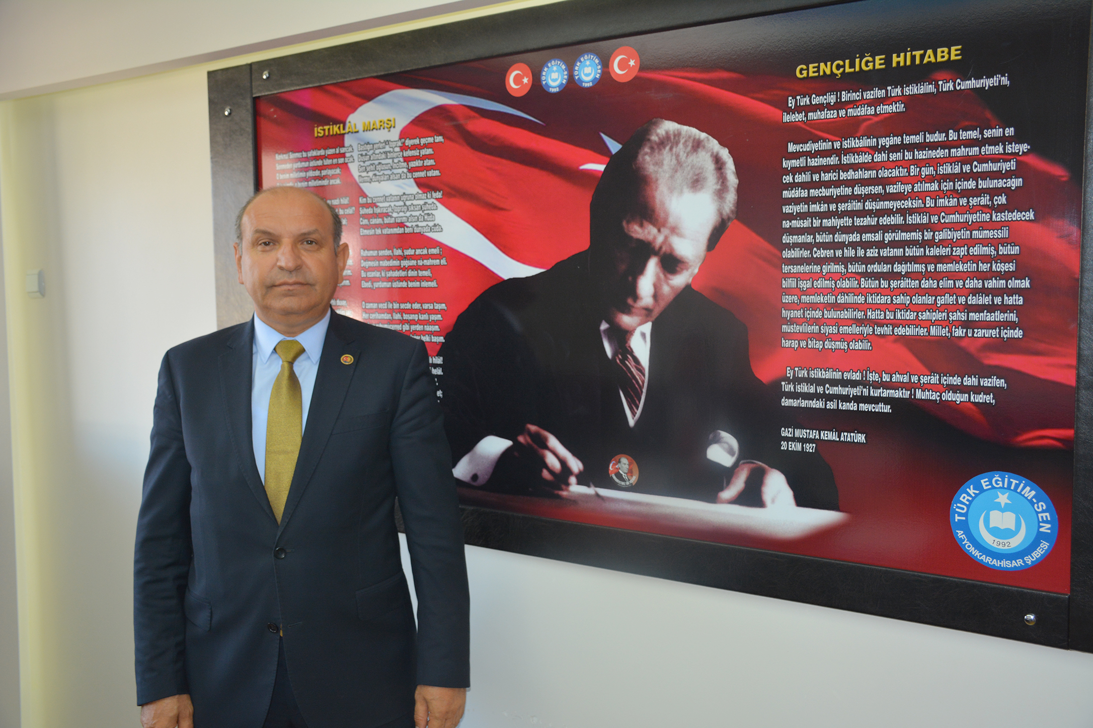 Türk Eğitim Sen Afyonkarahisar Şube Başkanı Muhtar Demirci, “Anayasa Mahkemesi,