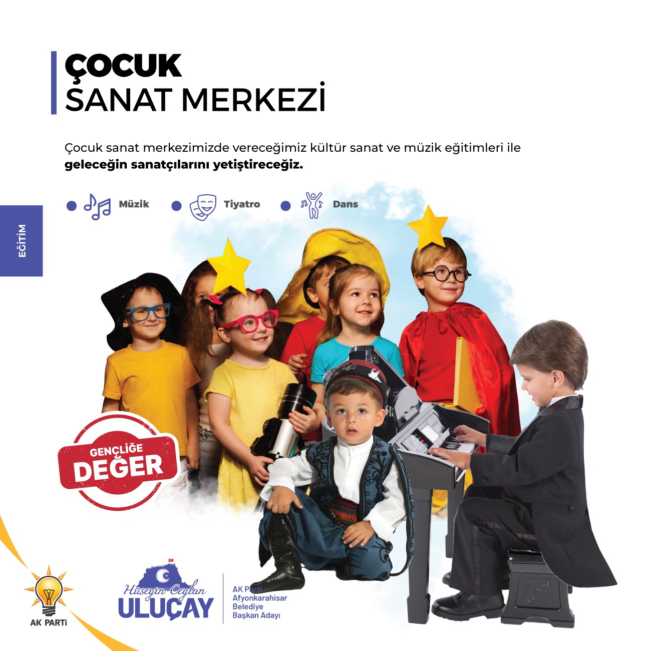 AK Parti Afyonkarahisar Belediye Başkan Adayı Hüseyin Ceylan Uluçay, Çocuk