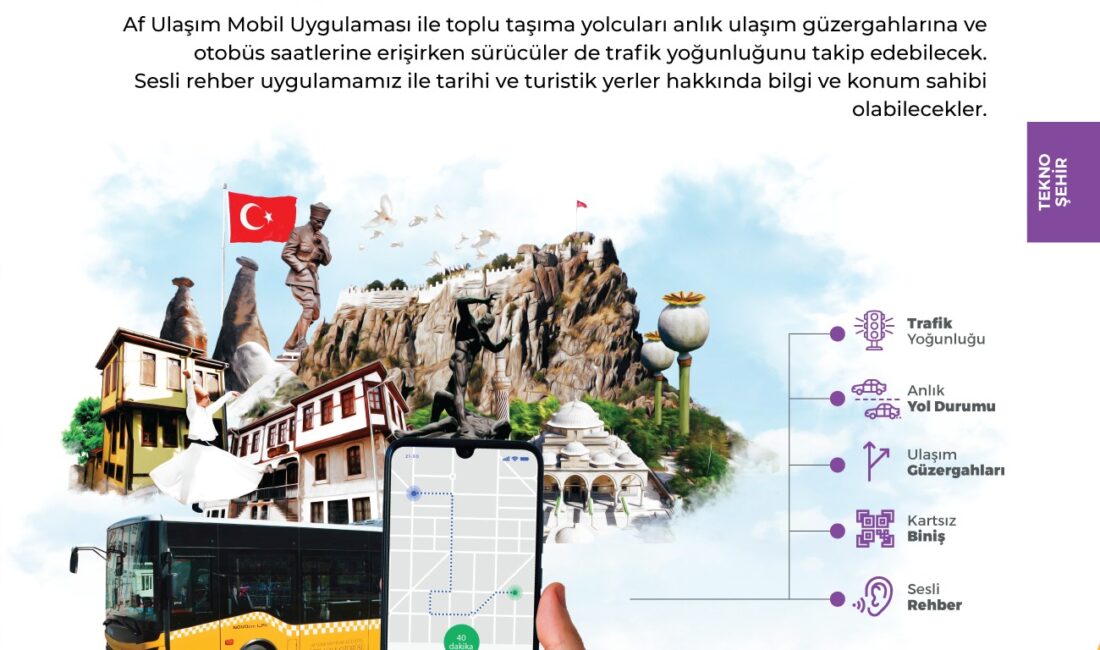 Akıllı Şehir Projesi hakkında açıklamalar yapan AK Parti Afyonkarahisar Belediye