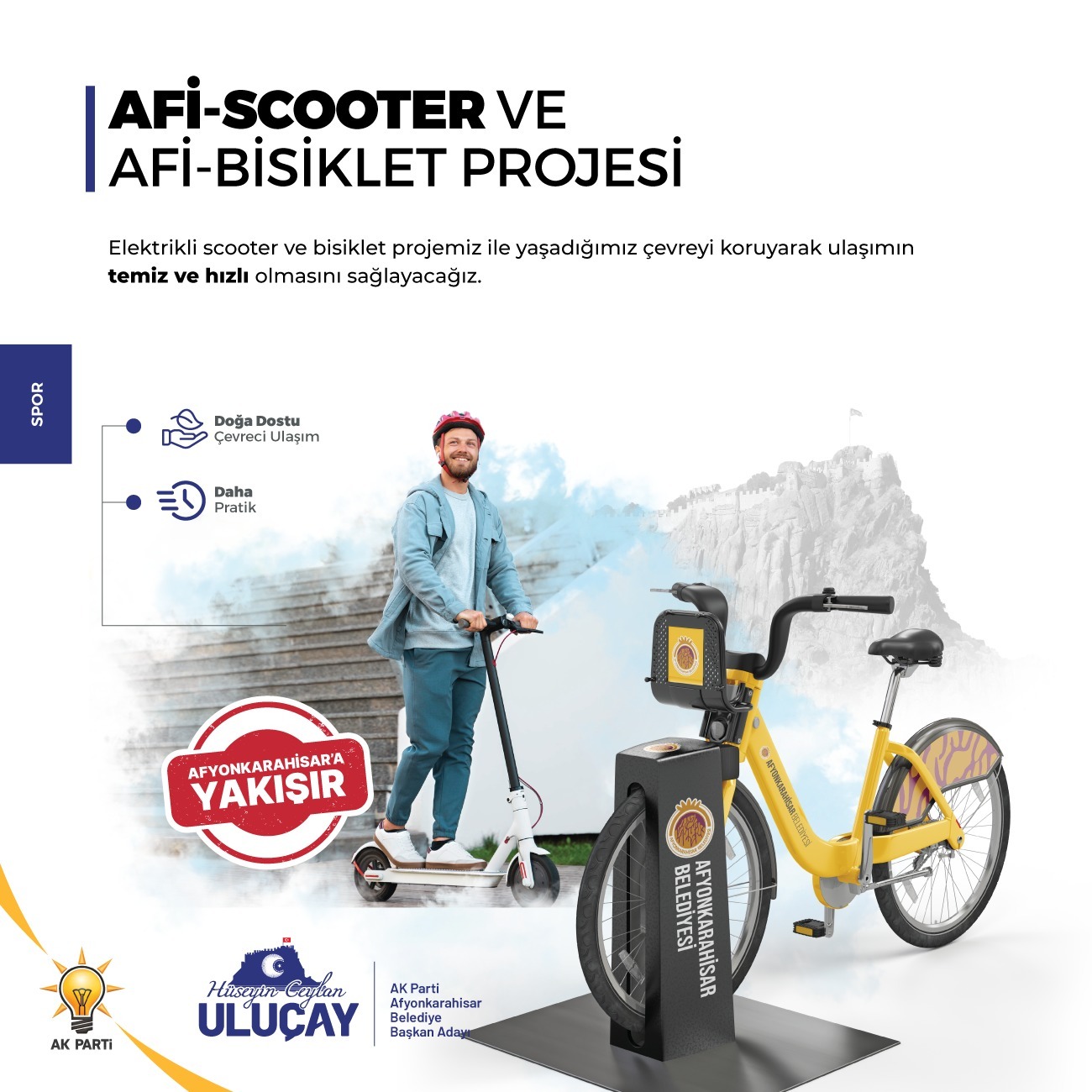 AK Parti Afyonkarahisar Belediye Başkan Adayı Hüseyin Ceylan Uluçay gençler