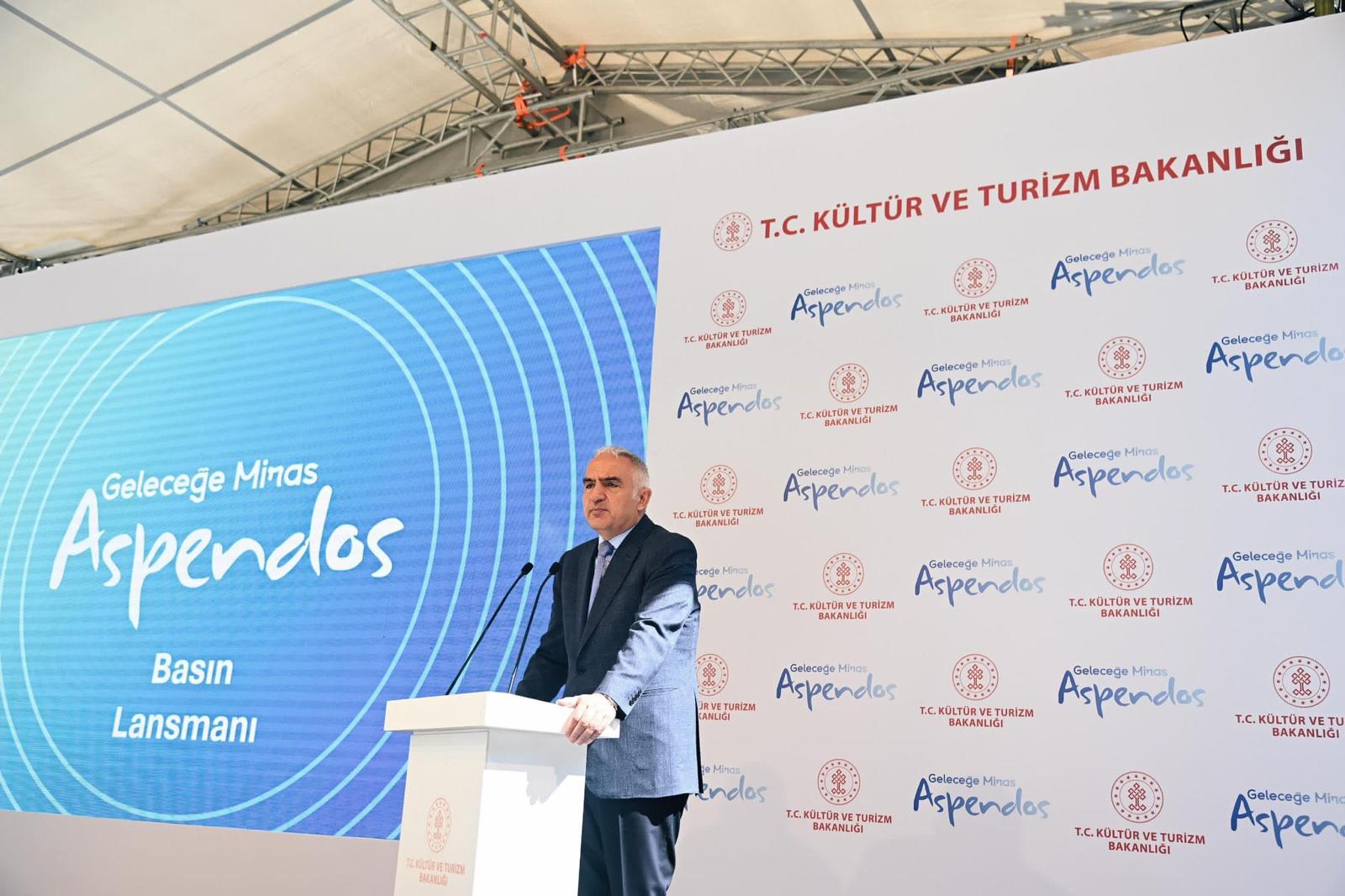 Aspendos Geleceğe Miras Projesi Basın Lansmanı, dünyanın en önemli kültürel