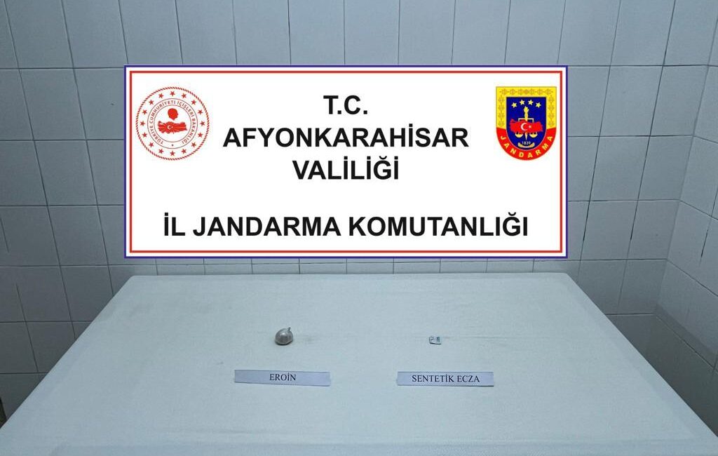 Afyonkarahisar İl Jandarma Komutanlığı ekipleri, Sandıklı ilçesinde M.T. isimli şüpheli