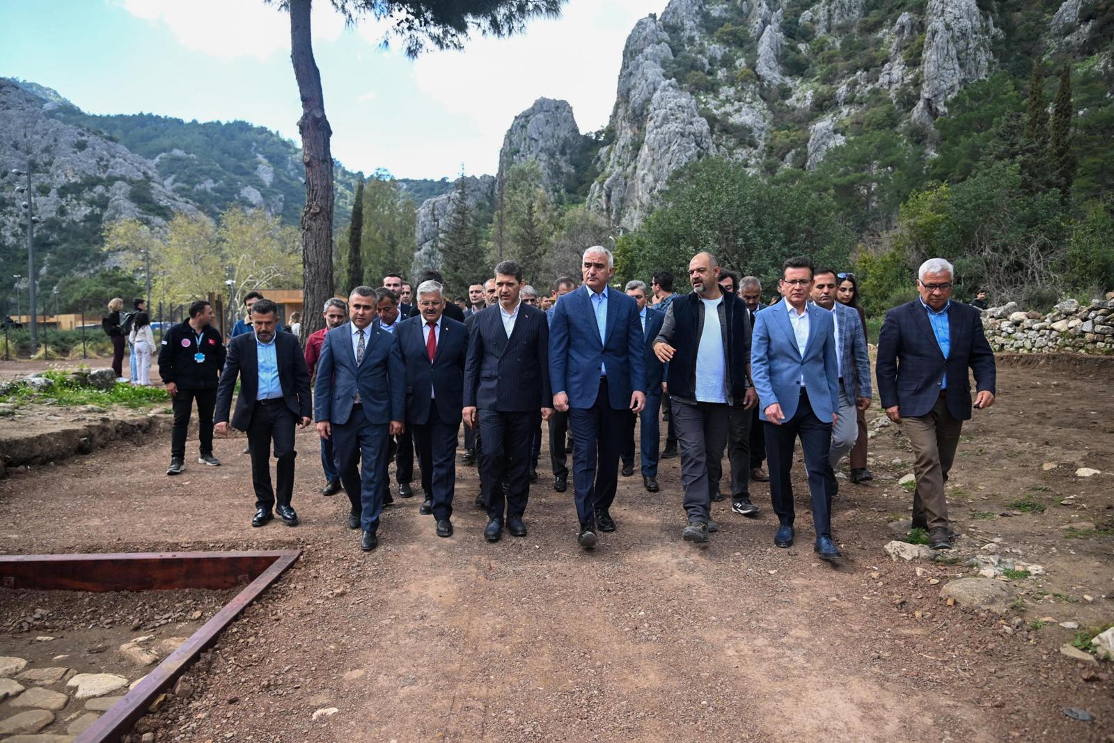 Olympos Antik Kenti Karşılama Merkezi açılışı, Kültür ve Turizm Bakanı