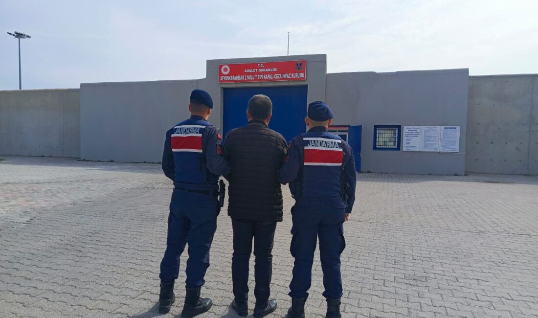 Afyonkarahisar’da jandarma ekipleri, hırsızlık suçundan 3 yıl 1 ay 15