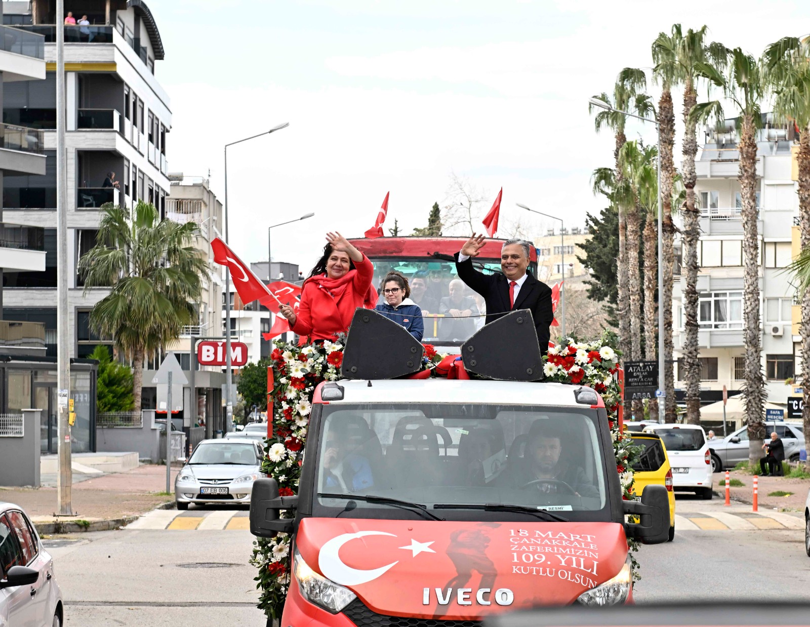 Antalya’da Muratpaşa Belediyesi, 18 Mart Çanakkale Zaferi’nin 109’uncu yıl dönümü