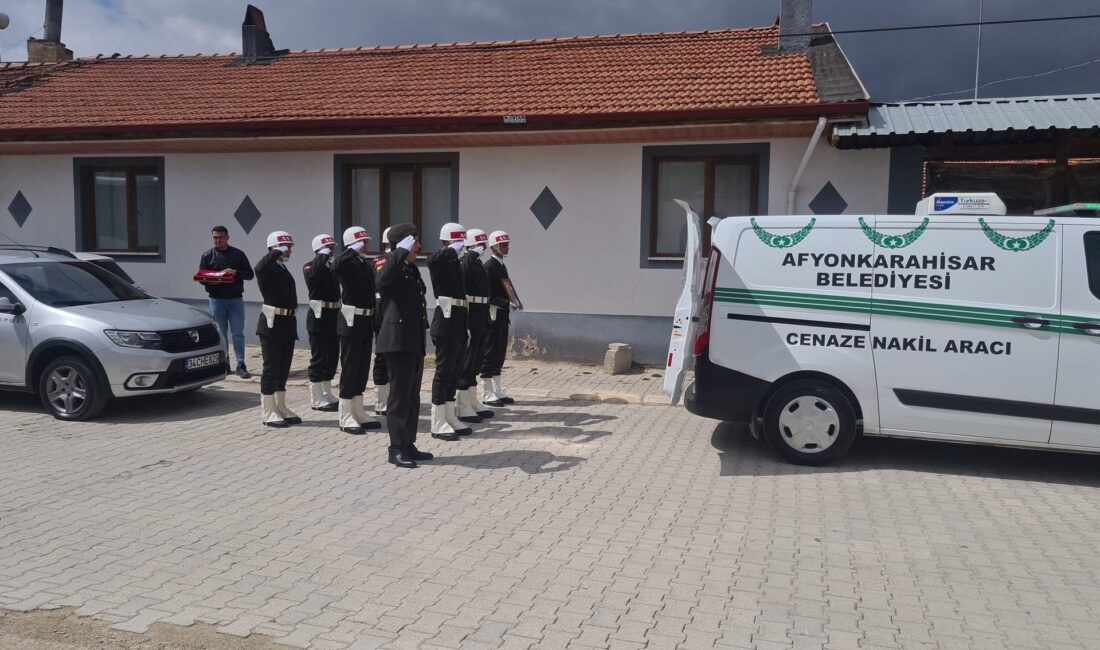 Sinanpaşa ilçesine bağlı Ahmetpaşa beldesinden vefat eden  Kore Gazisi Veli