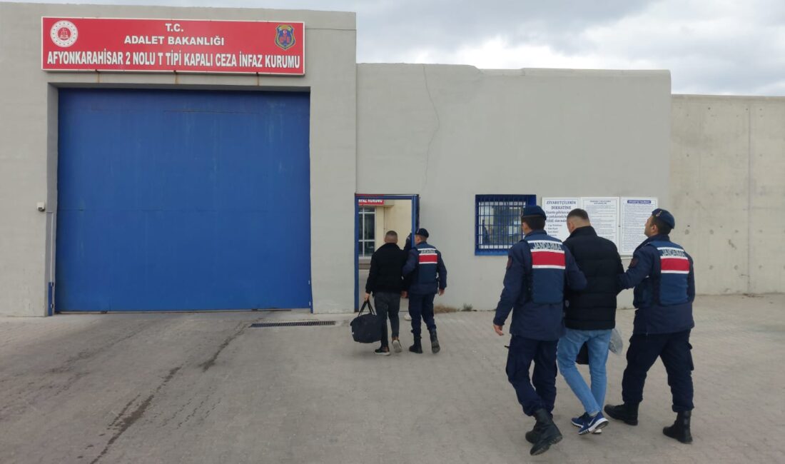 Afyonkarahisar’da il Jandarma ekipleri yaptıkları çalışmalarla kasten yaralama suçundan kesinleşmiş