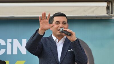 Gazipaşa mitinginde konuşan Cumhur İttifakı’nın Antalya Büyükşehir Belediye Başkan adayı