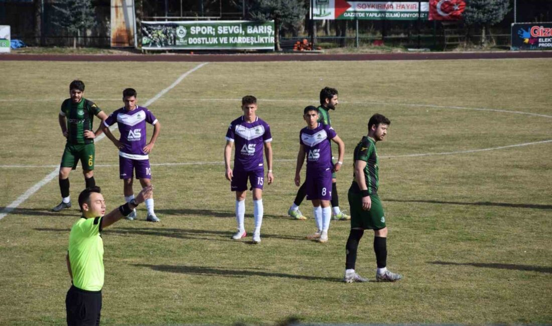 Afyon’da Süper Amatör Lig 17. haftasında Şuhut Belediye Hisarspor, sahasında