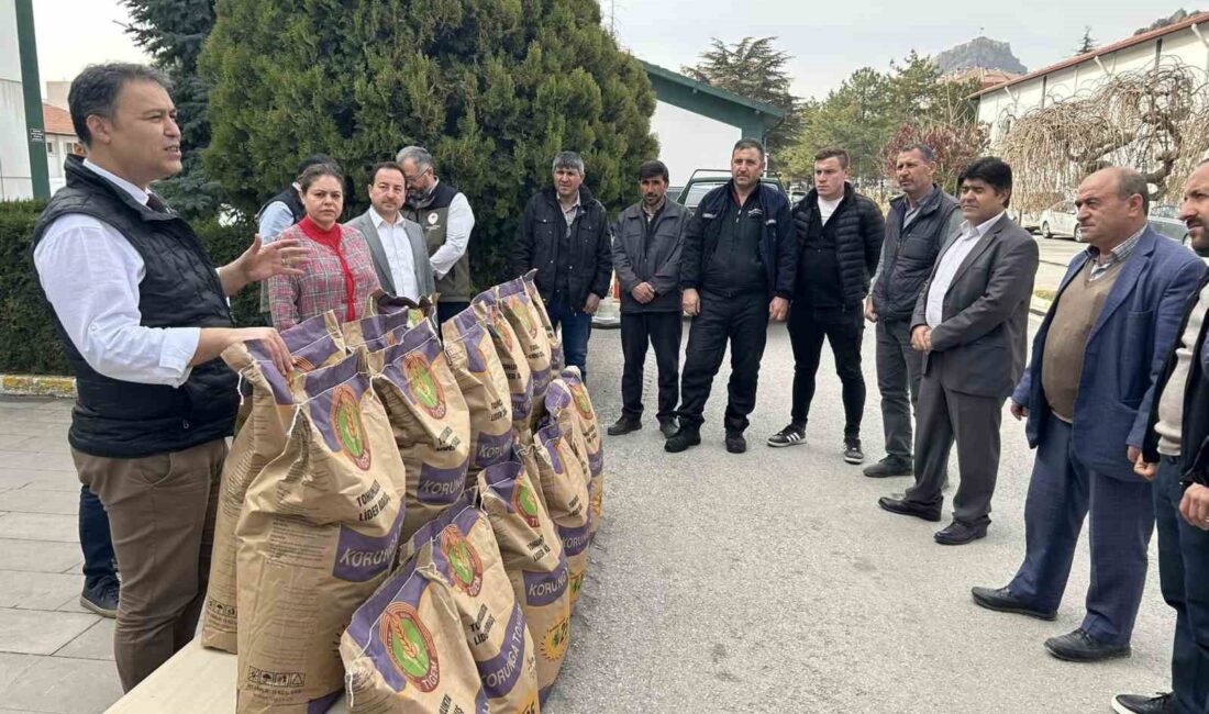 Afyonkarahisar Tarım ve Orman İl Müdürlüğü tarafından çiftçilere 9 bin
