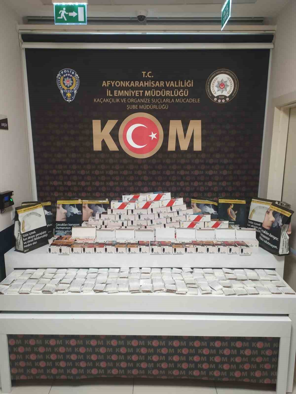 Afyonkarahisar İl Emniyet Müdürlüğü ekipleri tarafından bir işyerine yapılan baskında