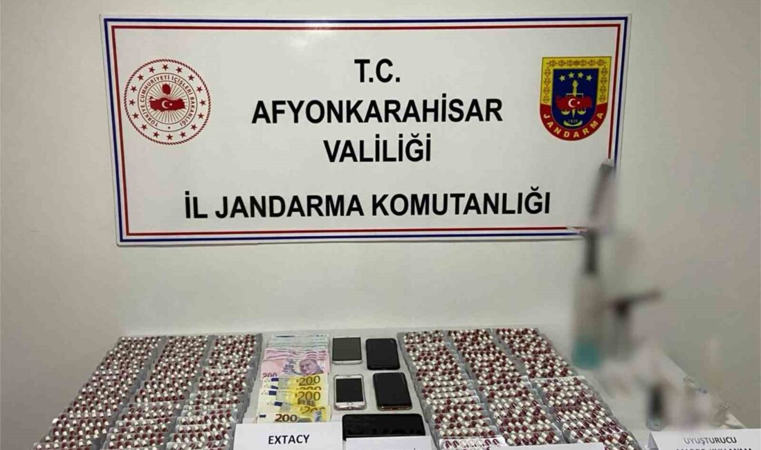 Afyonkarahisar’da son iki ayda polis ve jandarma tarafından gerçekleştirilen uyuşturucu