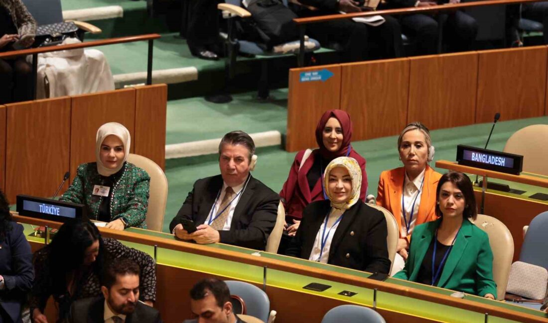Aile ve Sosyal Hizmetler Bakanı Mahinur Özdemir Göktaş, Birleşmiş Milletler