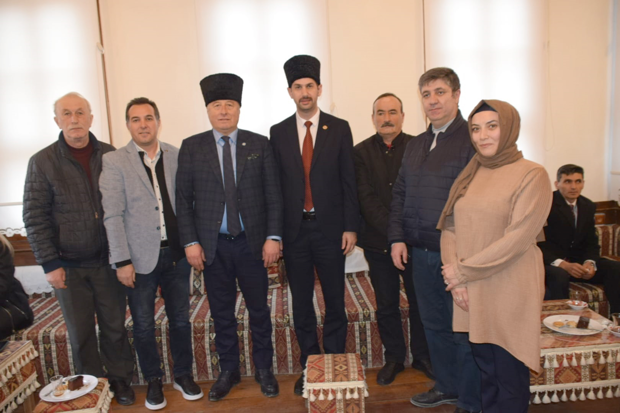 Karaçay Malkar Kafkas Kültür ve Yardımlaşma Derneği’ni ziyaret eden İYİ