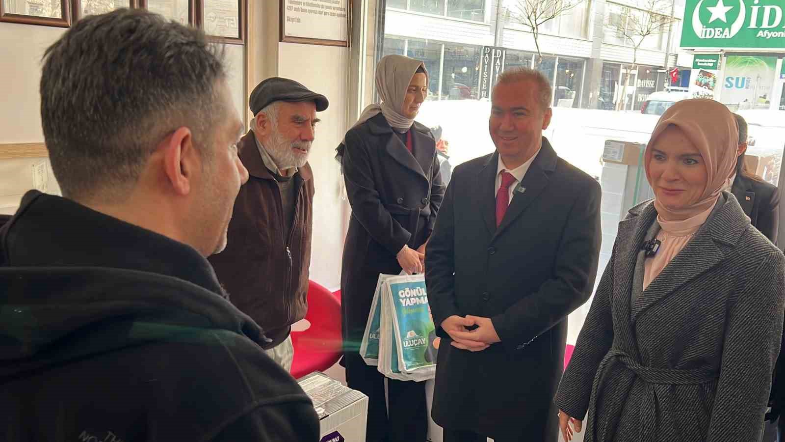 Aile ve Sosyal Hizmetler Bakanı Mahinur Özdemir Göktaş, Afyonkarahisar’da ziyaret