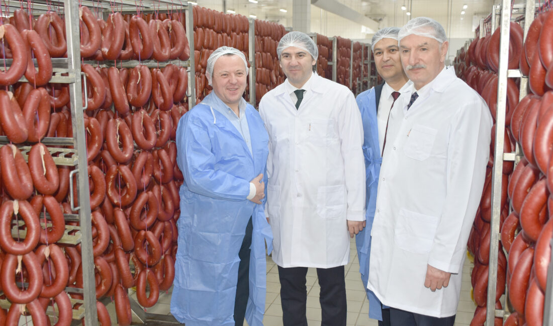 Afyonkarahisar’da gıda üretimi yapan bazı işletmeleri ziyaret eden Tarım ve