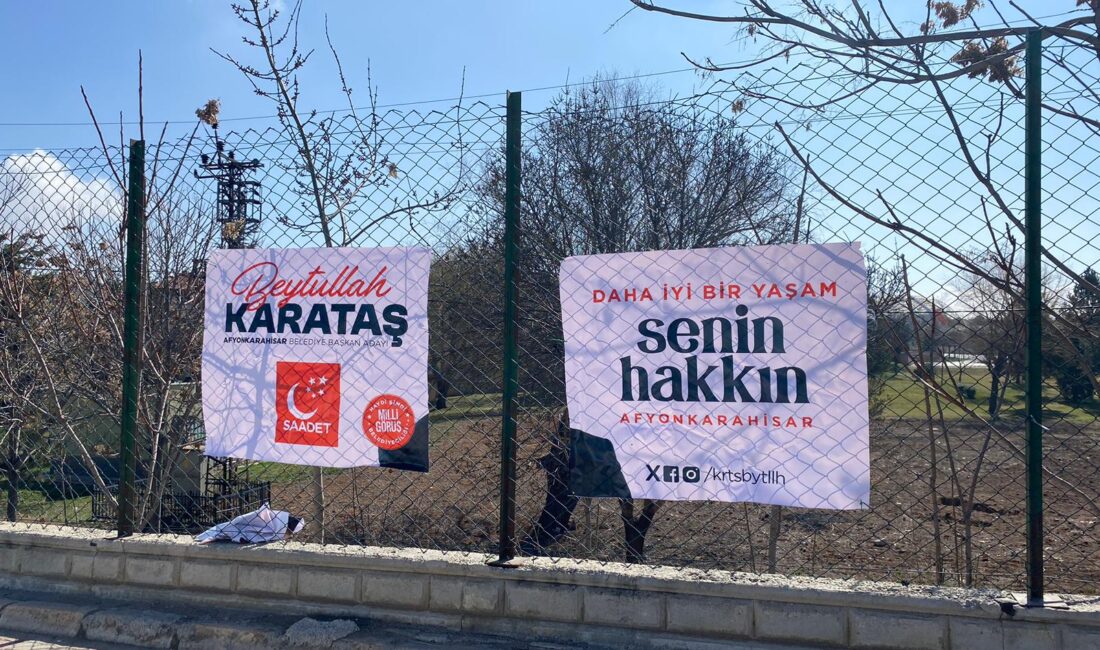 Yerel seçimlere sayılı günler kala Saadet Partisi Afyonkarahisar Belediye Başkan