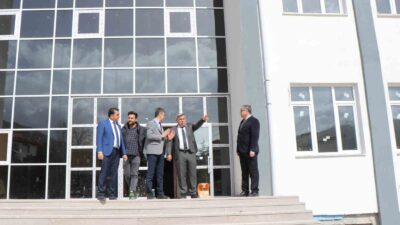 Afyonkarahisar İl Milli Eğitim Müdürü Miraç Sünnetci, Çay’da inşaatı devam