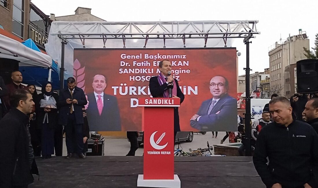 Yeniden Refah Partisi Genel Başkanı Fatih Erbakan, Afyonkarahisar’ın Sandıklı ilçesine