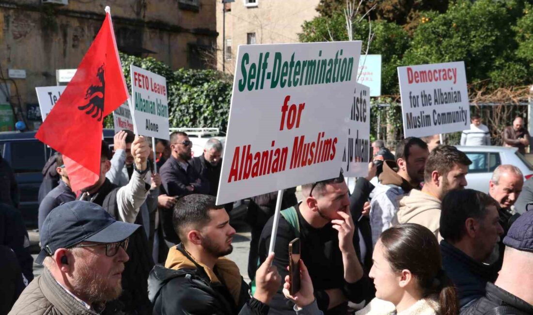 Terör örgütü FETÖ tarafından yönetilen Arnavutluk İslam Birliği’nin (AİB) başkanlık