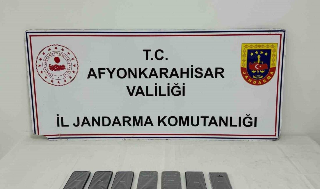 AFYONKARAHİSAR’DA JANDARMA TARAFINDAN DURDURULAN BİR ARAÇTA YAPILAN ARAMADA 175 BİN