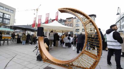 Almanya’da Köln kentinin en işlek caddelerinden Venloer Caddesi ilk kez