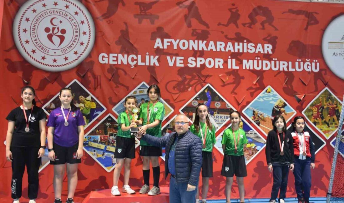 Afyonkarahisar’da Küçükler ve Minikler Masa Tenisi müsabakaları tamamlandı. Afyonkarahisar Çiğiltepe