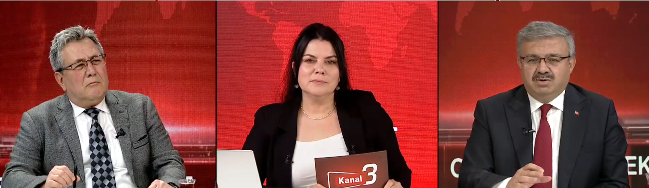 Kanal3’te Megabirlik Genel Müdürü Selcen Dilek Çöygün moderatörlüğünde, Gazeteci İsmail
