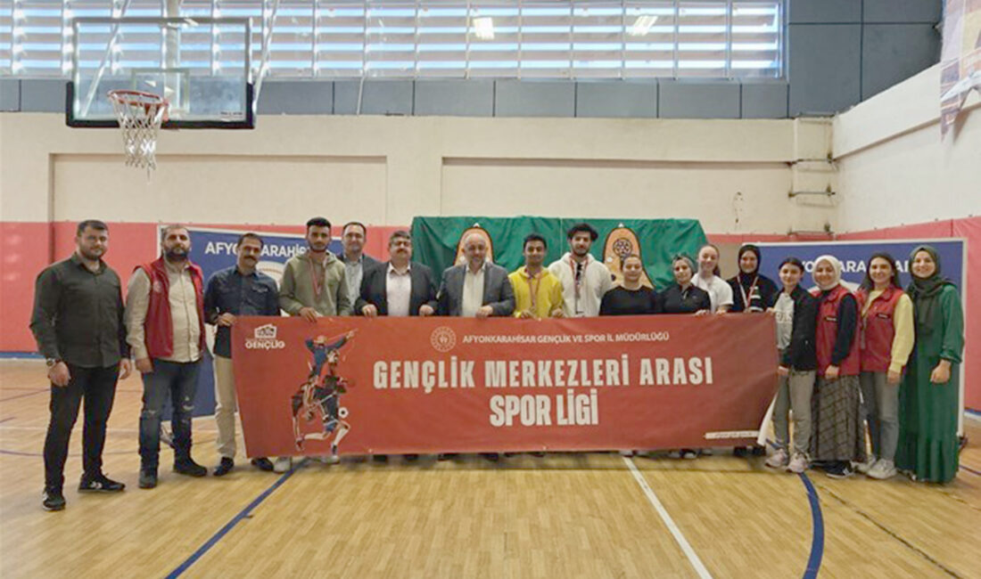 Afyonkarahisar’da heyecanla takip edilen Gençlik Merkezleri Arası Spor Ligi GENÇLİG