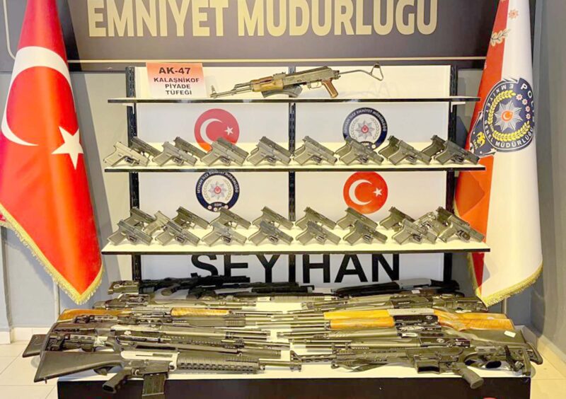Adana’da Seyhan polisleri bir hafta içerisinde yaptığı çalışmalarda 1’i uzun