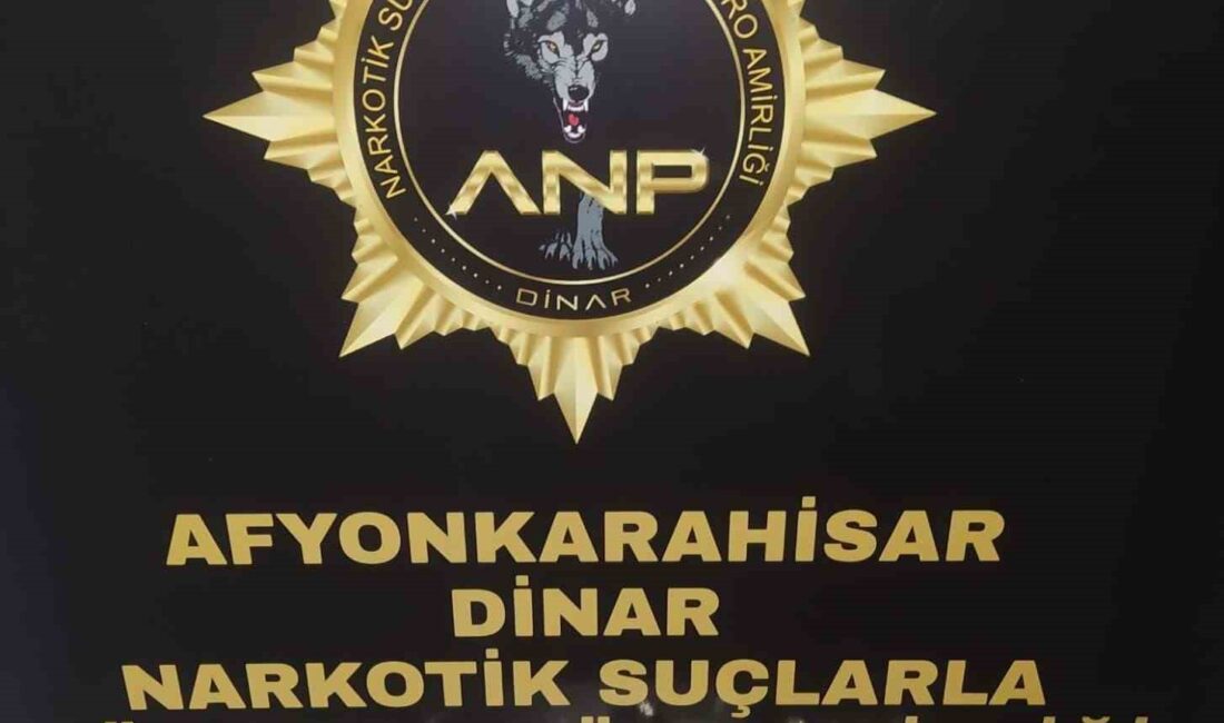 Afyonkarahisar’da polis durdurduğu bir araçta yaptığı aramada 10,25 gram uyuşturucu