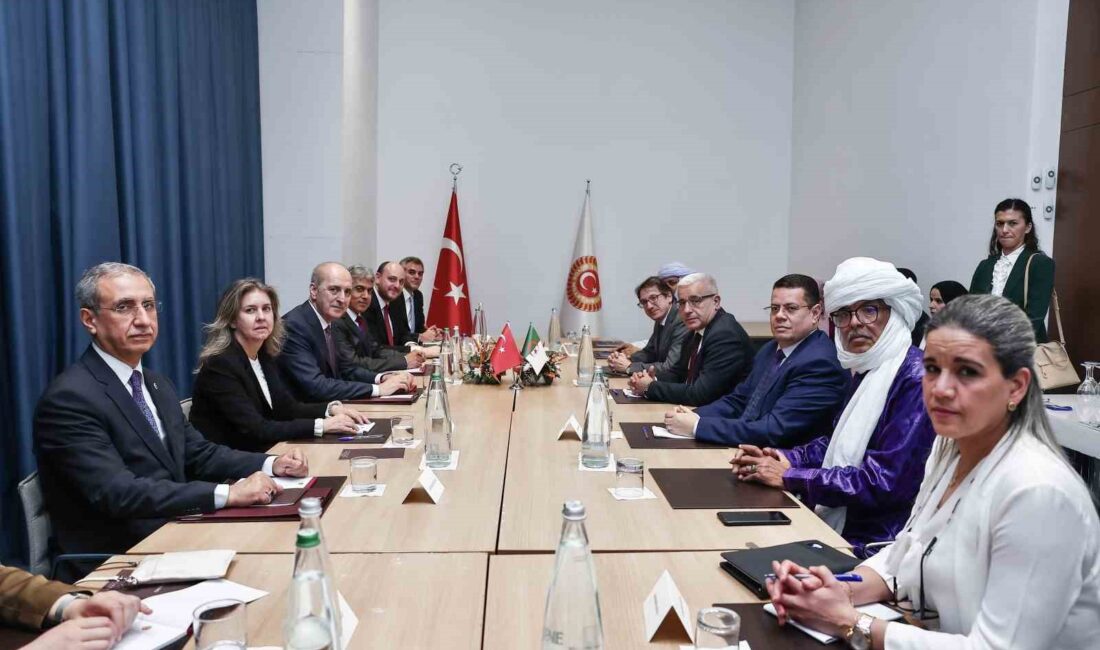 TBMM Başkanı Numan Kurtulmuş, Cezayir Ulusal Halk Meclisi Başkanı İbrahim