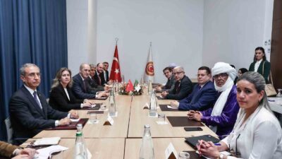 TBMM Başkanı Numan Kurtulmuş, Cezayir Ulusal Halk Meclisi Başkanı İbrahim