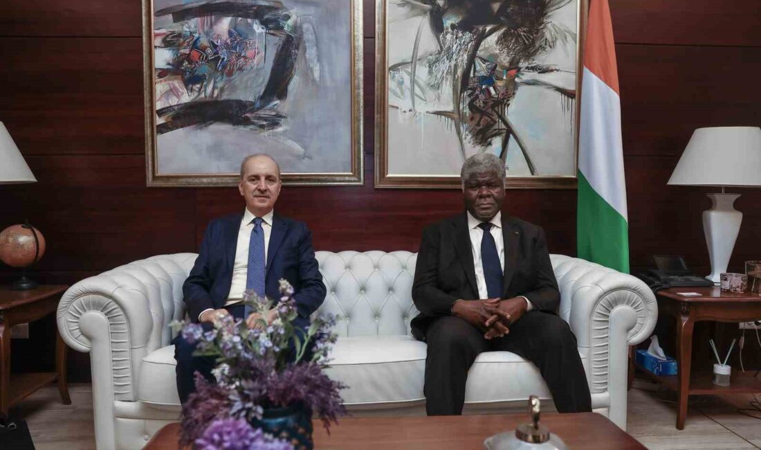 TBMM Başkanı Numan Kurtulmuş, Fildişi Sahili Başbakanı Robert Beugre Mambe