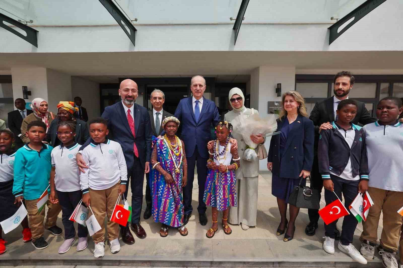 TBMM Başkanı Numan Kurtulmuş, Fildişi Sahili’nde Türkiye Maarif Vakfının (TMV)
