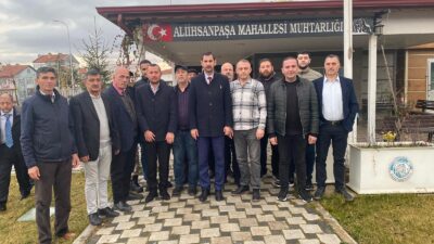 Afyonkarahisar’da muhtarlıkları ziyaret eden İYİ Parti Afyonkarahisar Belediye Başkan Adayı