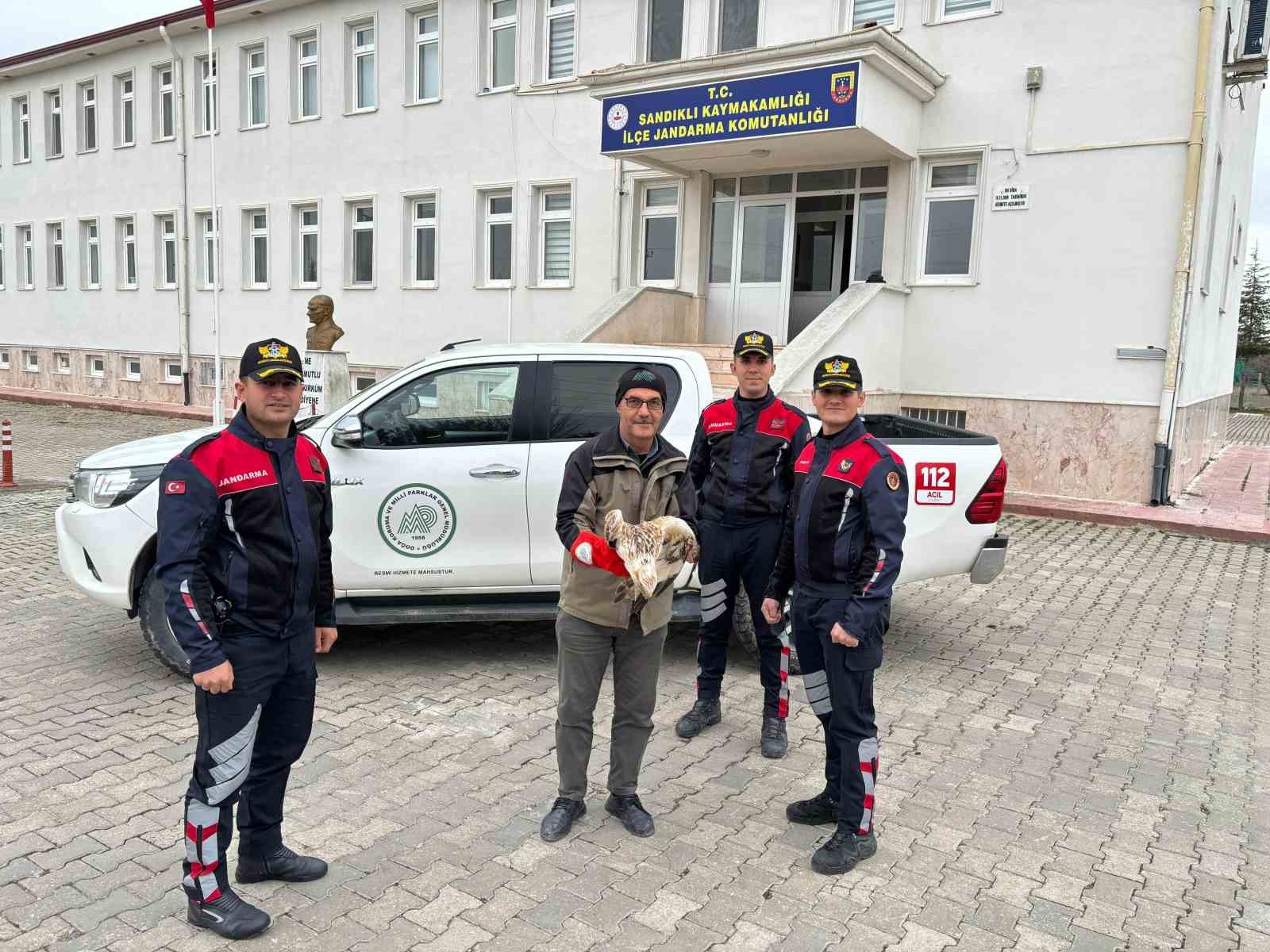 Afyonkarahisar İl Jandarma Komutanlığı Jandarma Motosikletli Asayiş Timleri yaralı halde