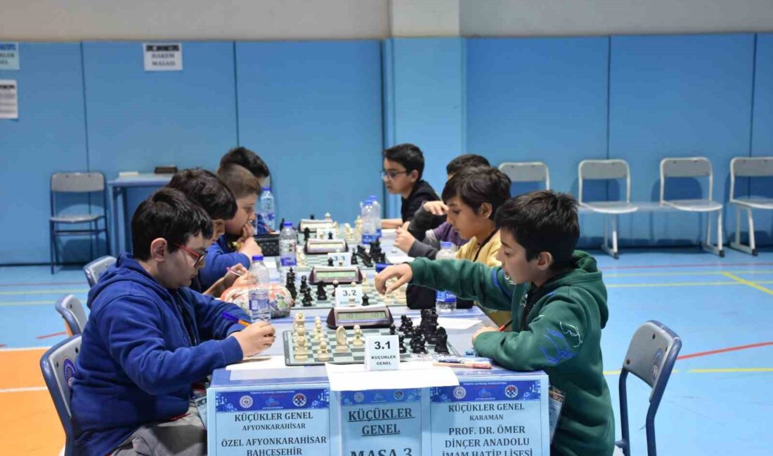 Okul Sporları faaliyet programı kapsamında Satranç Gençler, Küçükler ve Yıldızlar