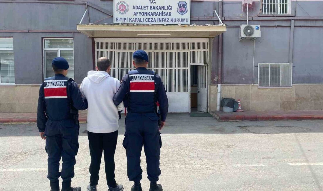 Afyonkarahisar’da çeşitli suçlardan 5 yıl hapis cezası ile aranan şahıs