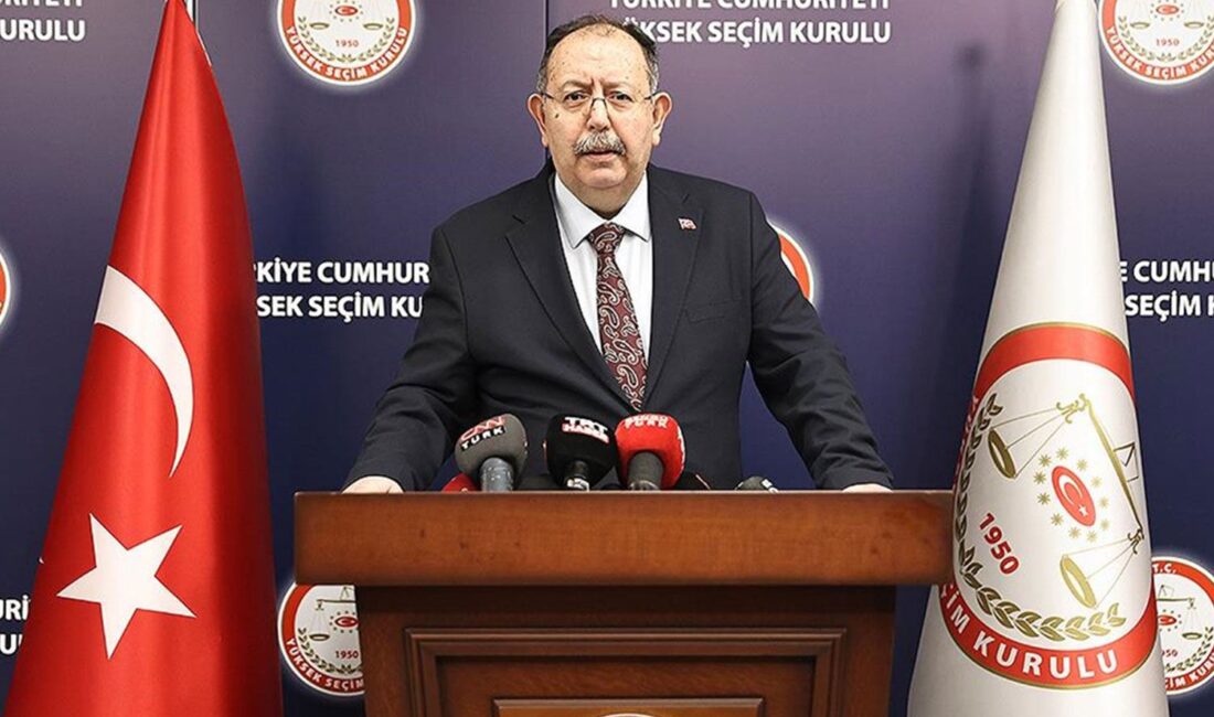 Yüksek Seçim Kurulu (YSK), siyasi partilerin 31 Mart Mahalli İdareler