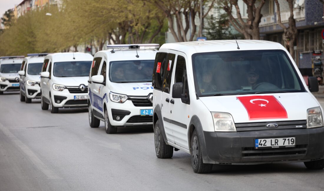 Türk Polis Teşkilatı’nın 179. kuruluş yıl dönümü Konya’da törenlerle kutlandı.