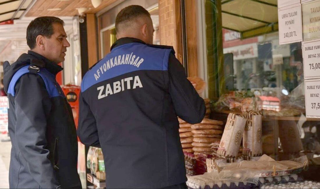 Ramazan Bayramı nedeniyle Afyonkarahisar Belediyesi Zabıta Müdürlüğü tarafından gerekli tedbirler