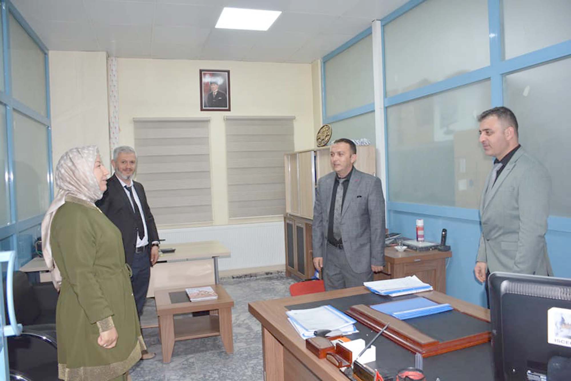 İscehisar  Belediye Başkanı Seyhan Kılınçarslan, Ramazan Bayramı’nın ardından birimleri ziyaret