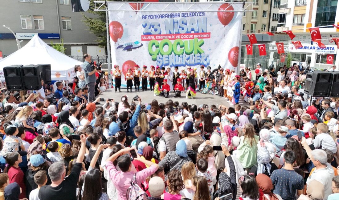   Afyonkarahisar Belediyesi, 23 Nisan Ulusal Egemenlik ve Çocuk Bayramı’nı