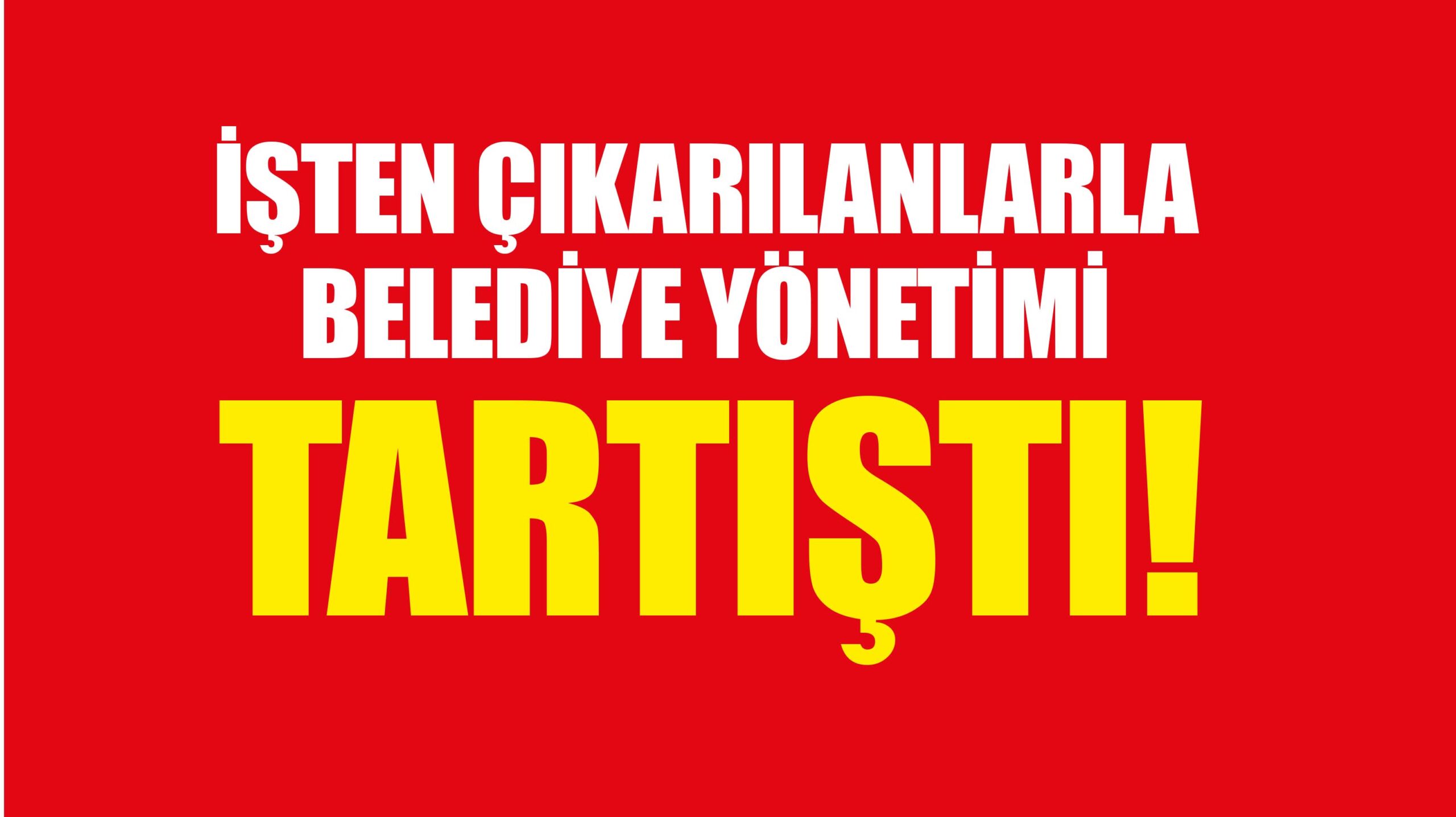 Afyonkarahisar Merkez’e bağlı Susuz beldesinde Susuz Belediyesi’nden işten çıkarılan 30