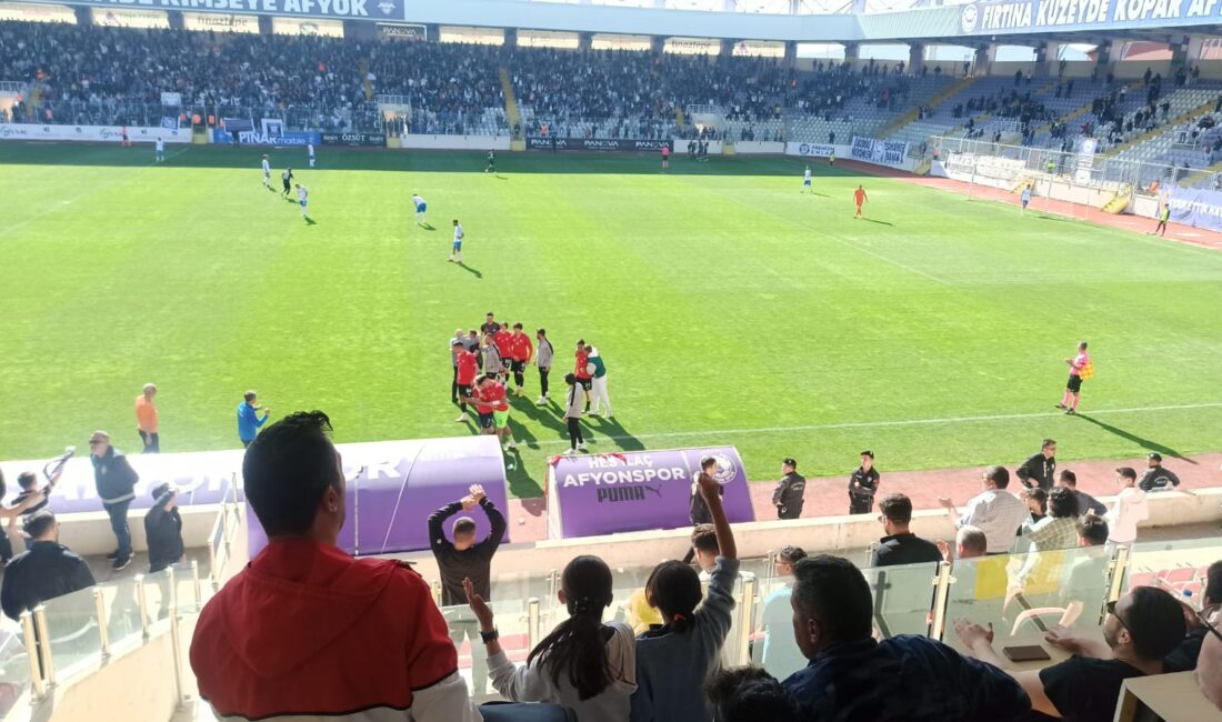 Afyonspor 3 Ankara Demirspor 0 Son haftalarda başarısız sonuçlarla taraftarlarını