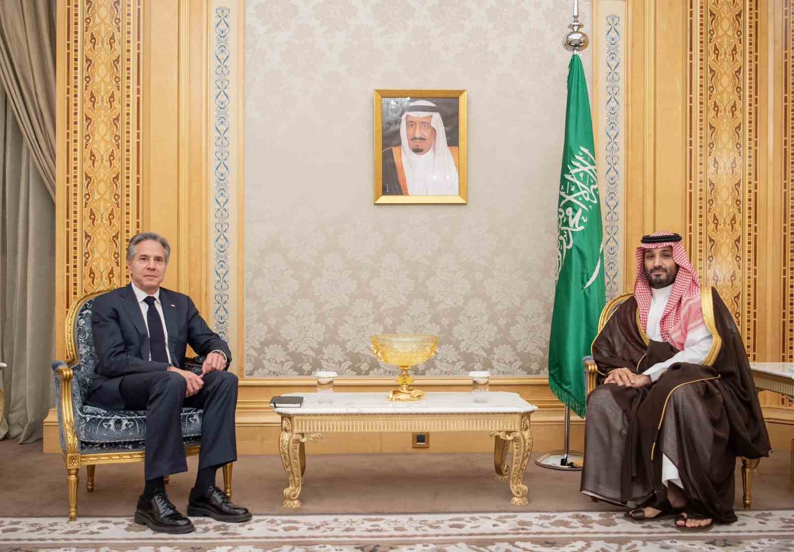 ABD Dışişleri Bakanı Antony Blinken, Suudi Arabistan Veliaht Prensi Muhammed