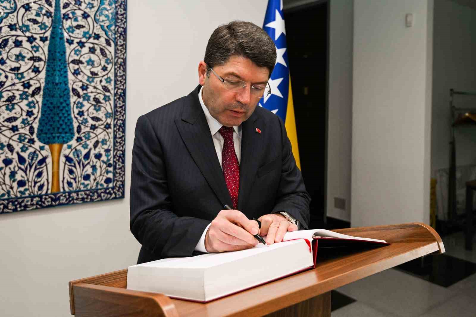 Adalet Bakanı Yılmaz Tunç, Bosna Hersek ziyareti kapsamında Türkiye’nin Saraybosna